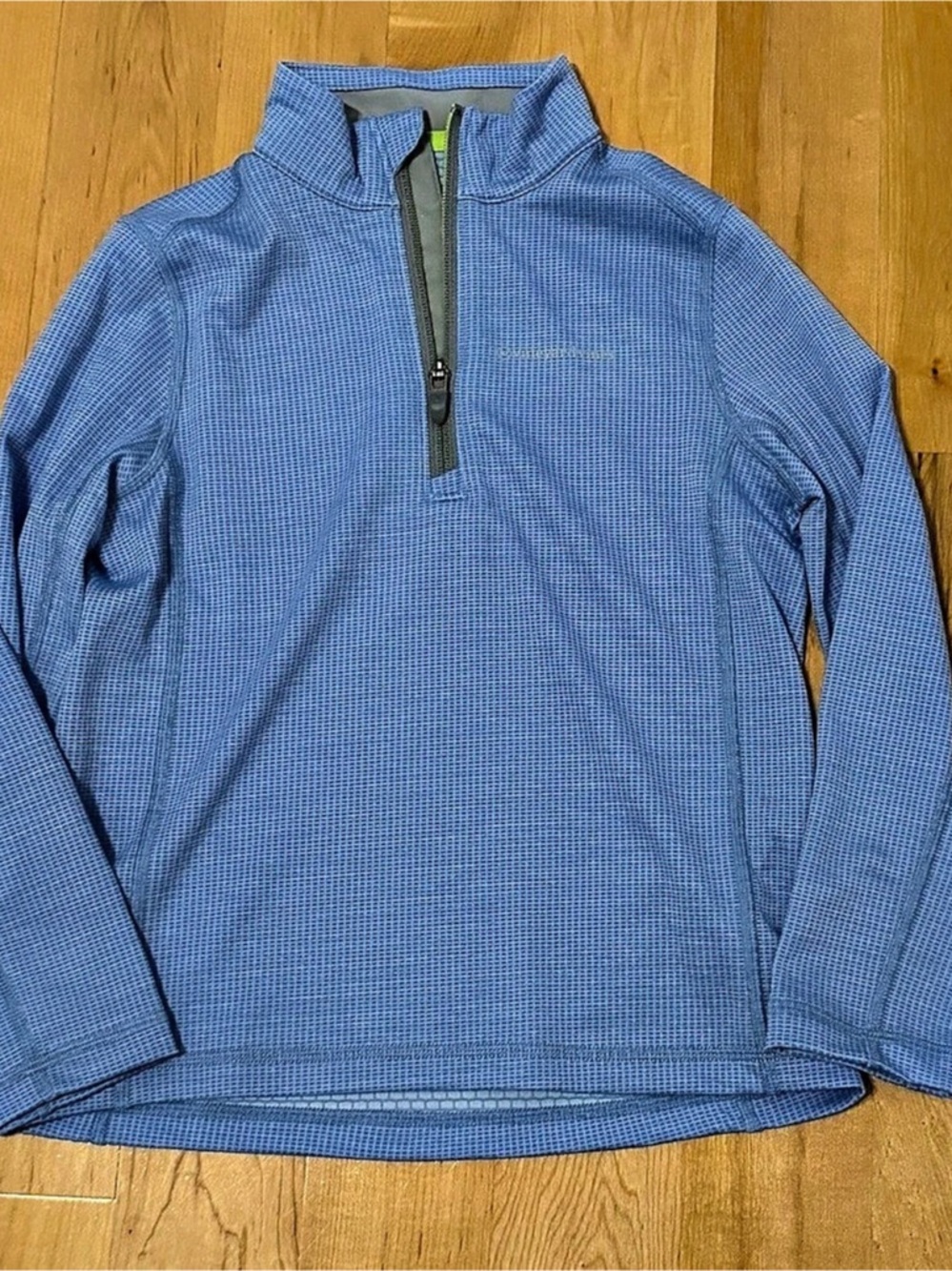 Nwot Kids Vineyard Vines Performance Quarter-Zip Blue Pullover (size 6) Like New